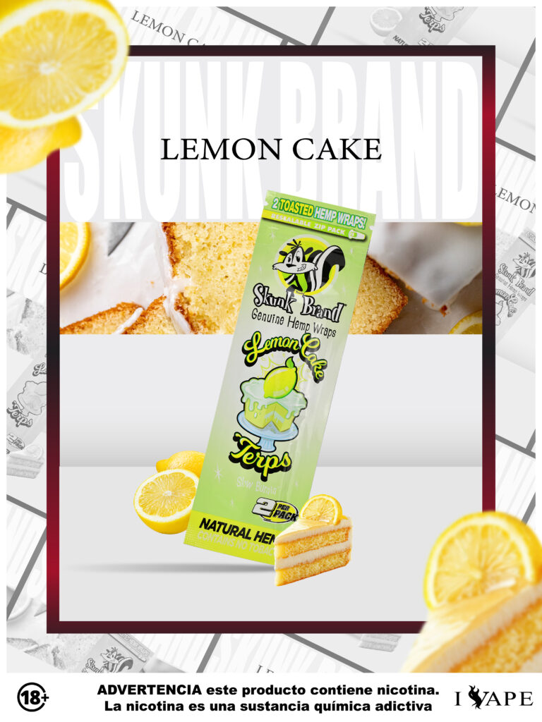 El Skunk Brand Hemp Wrap Lemon Cak