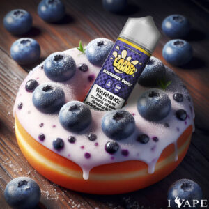 blueberry donut art