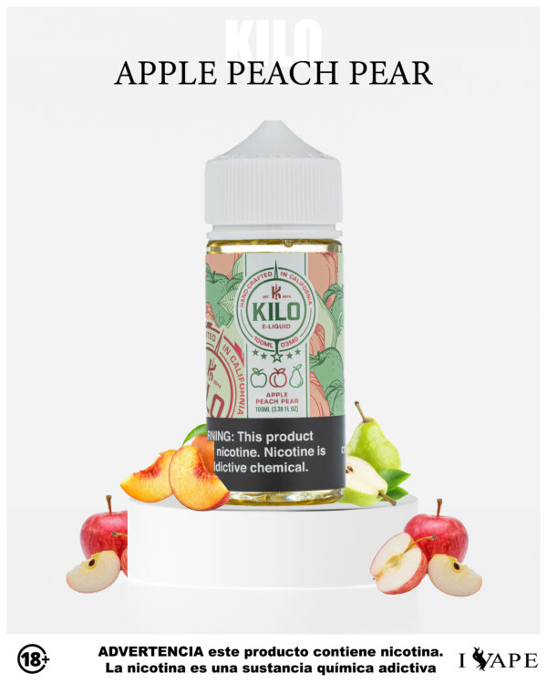 apple peach pear