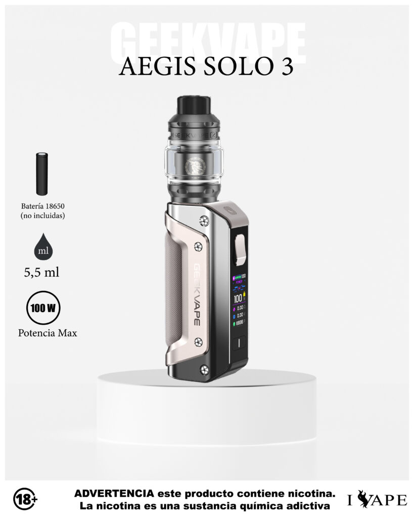 geekvape solo 3 dark grey