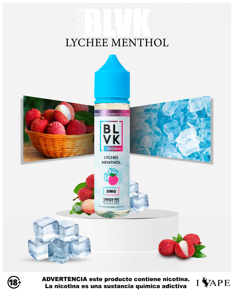 blvk frzn LYCHEE menthol