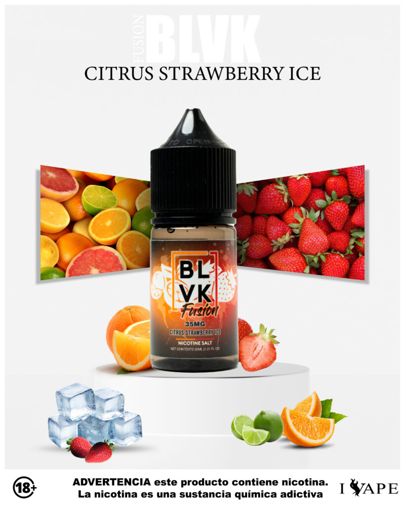 blvk fusion citrus strawberry ice