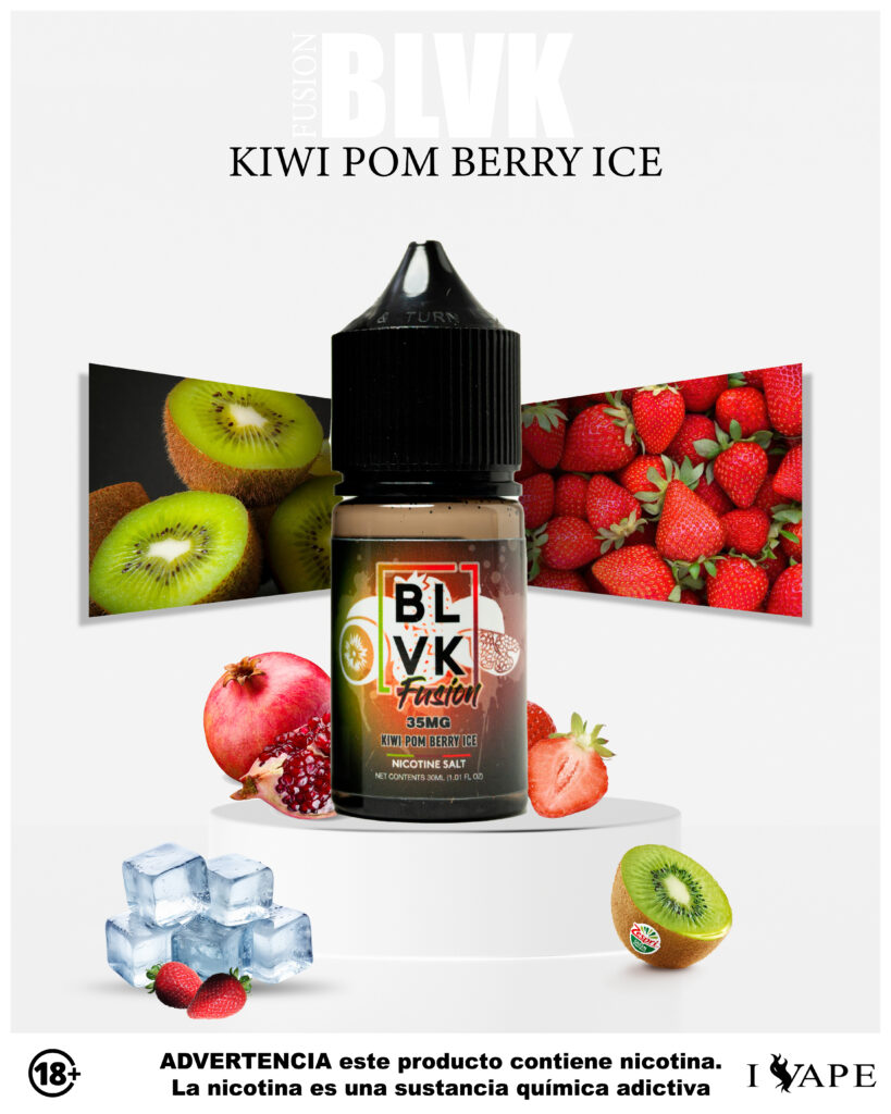 blvk fusion kiwi pom berry ice