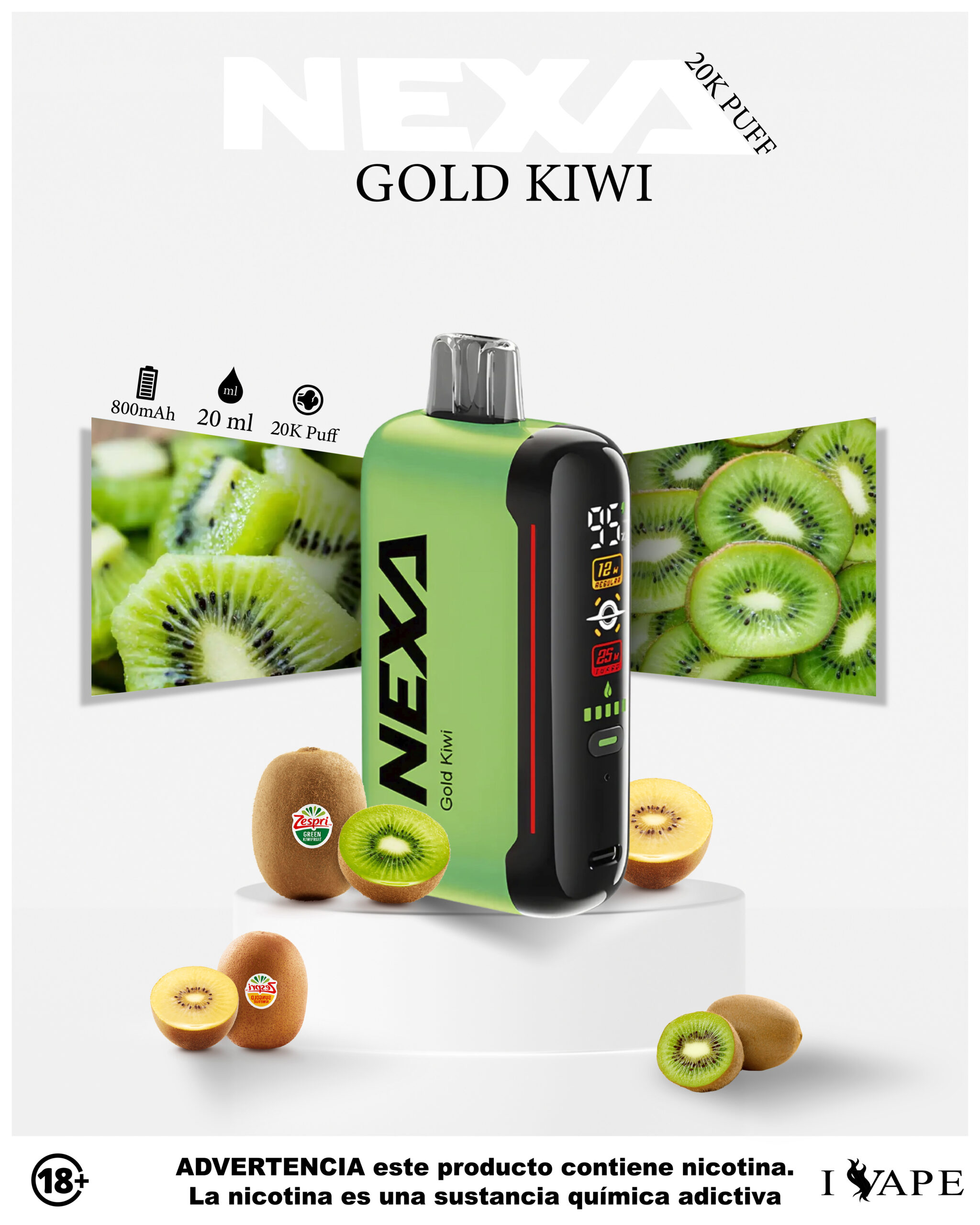 Nexa 20K puff GOLD KIWI Nexa 20K puff GOLD KIWI