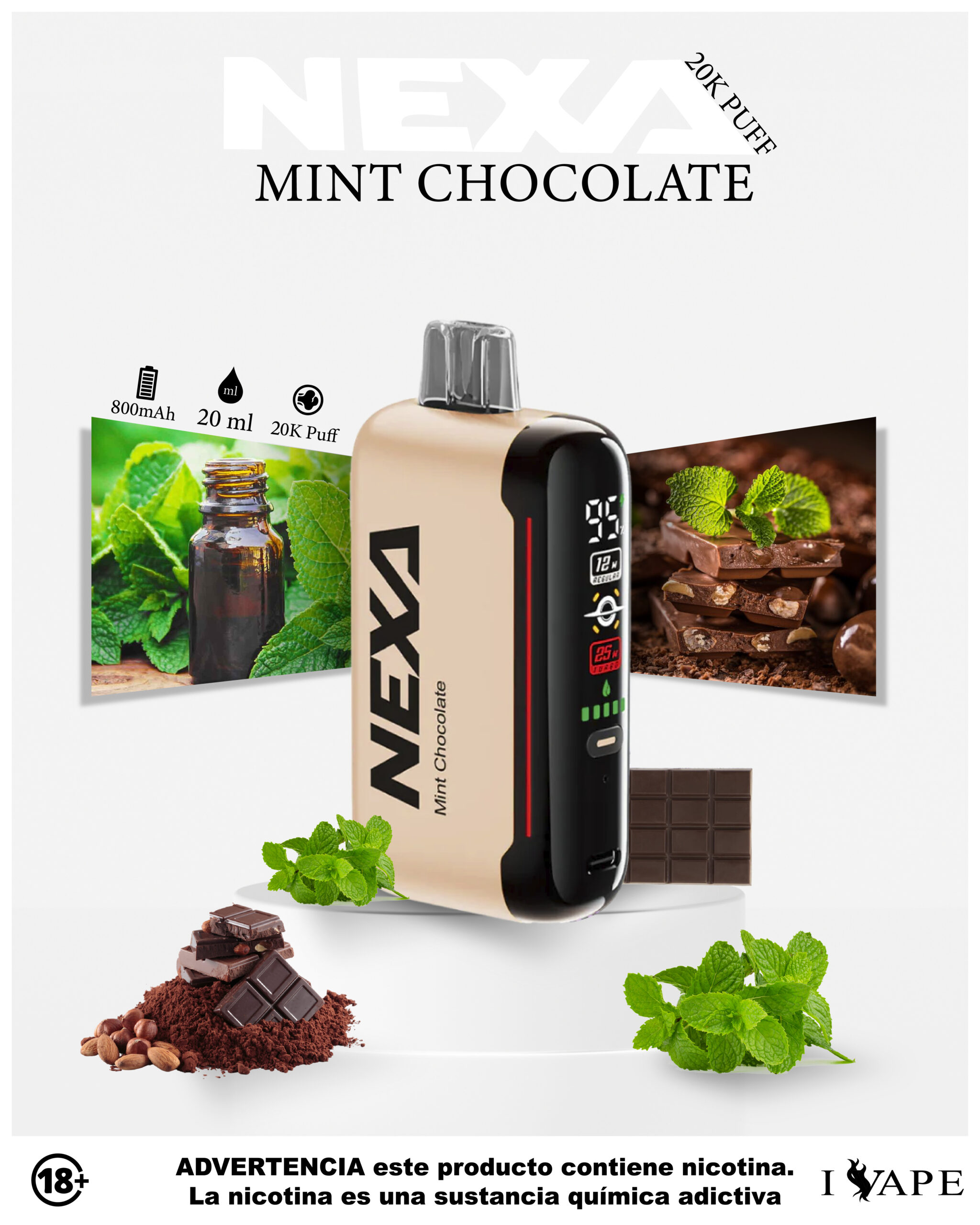 Nexa 20K puff MINT CHOCOLATE Nexa 20K puff MINT CHOCOLATE
