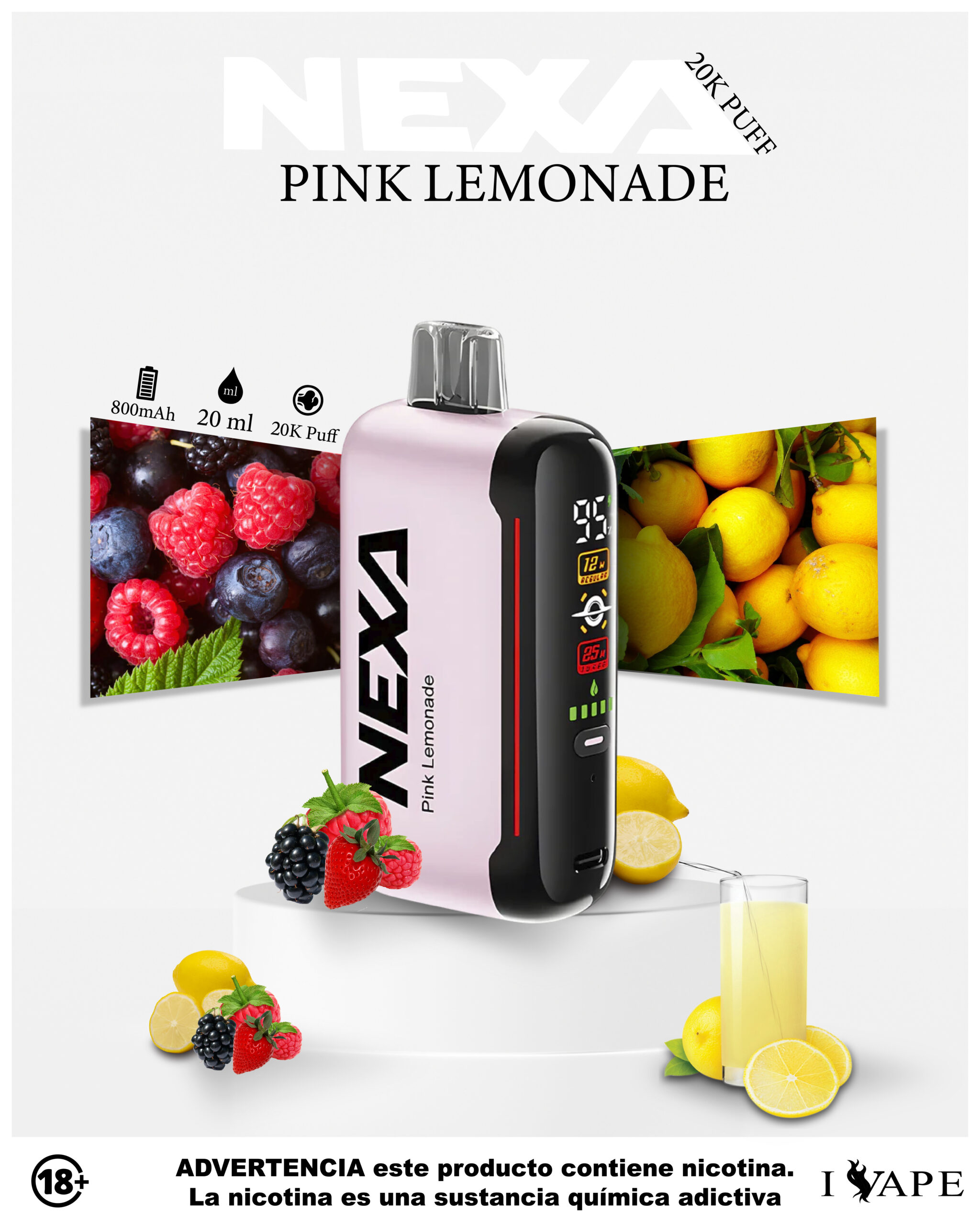 Nexa 20K puff PINK LEMONADE Nexa 20K puff PINK LEMONADE