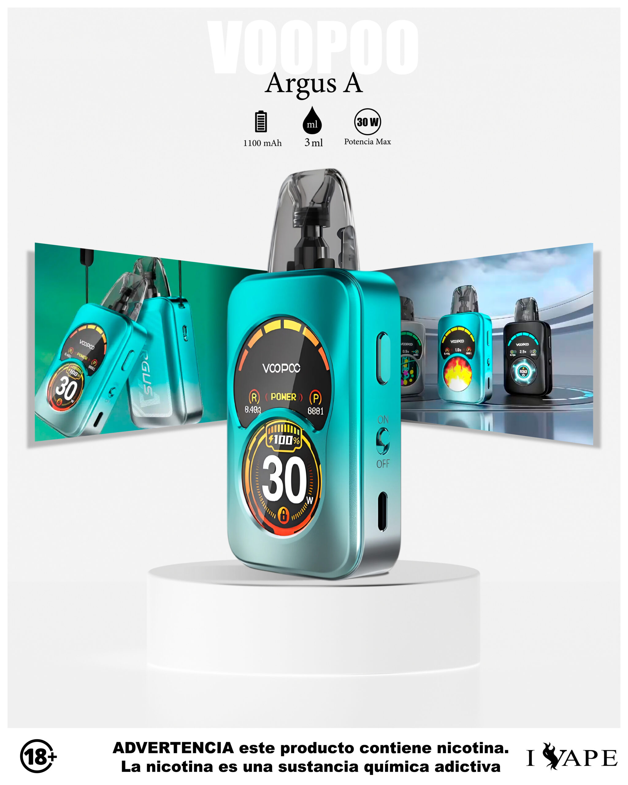 Voopoo Argus A Azure Blue Voopoo Argus A Azure Blue