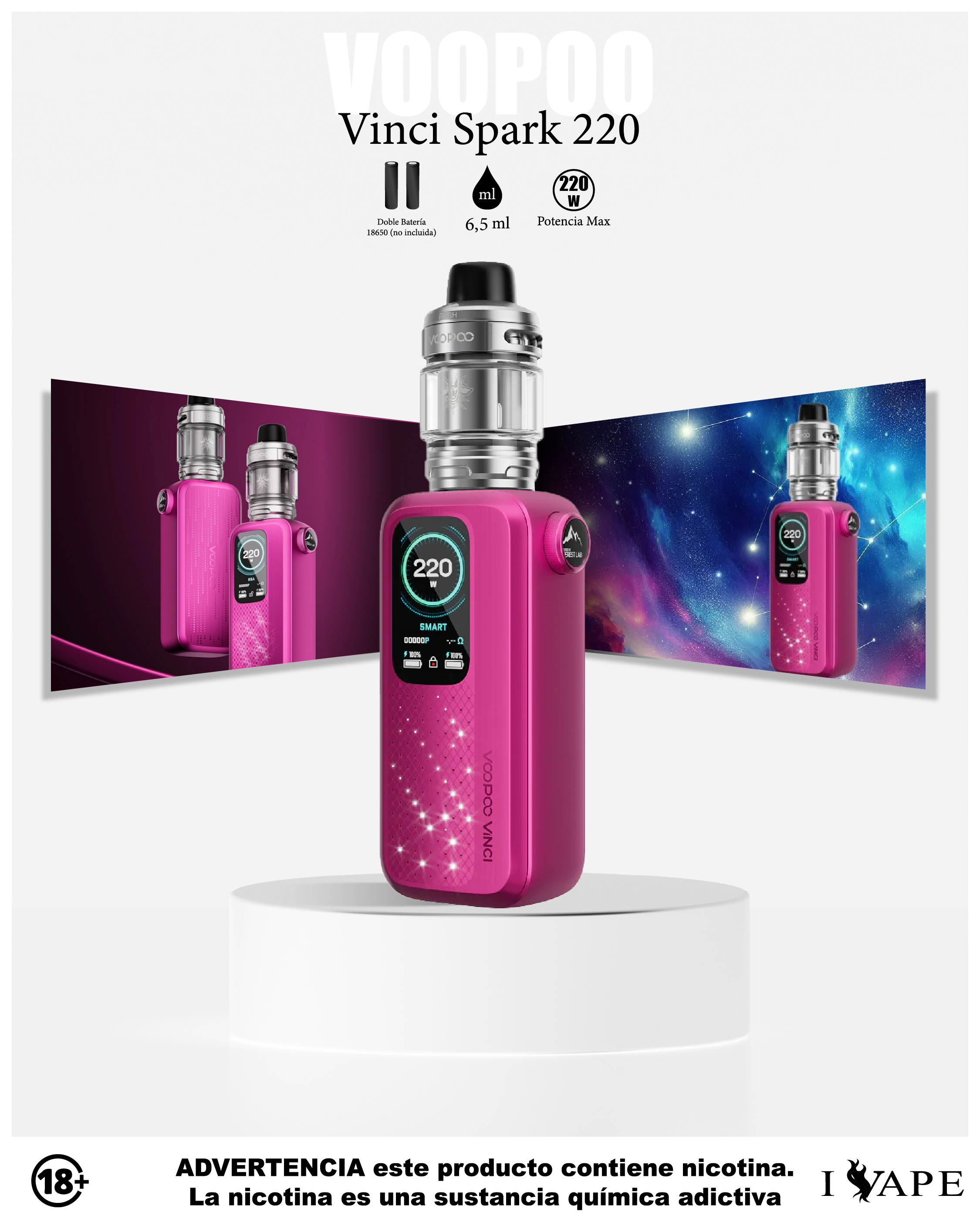 vinci Spark 220 Rose Red