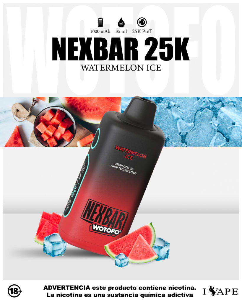 Nexbar 25k watermelon ice