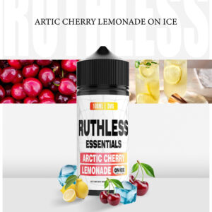 arctic cherry lemonade on ice