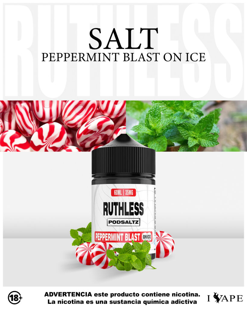peppermint blast on ice salt