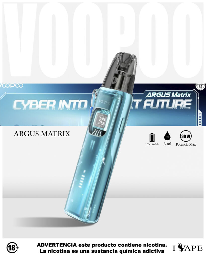 Voopoo Argus Matrix Pod Astral Silver