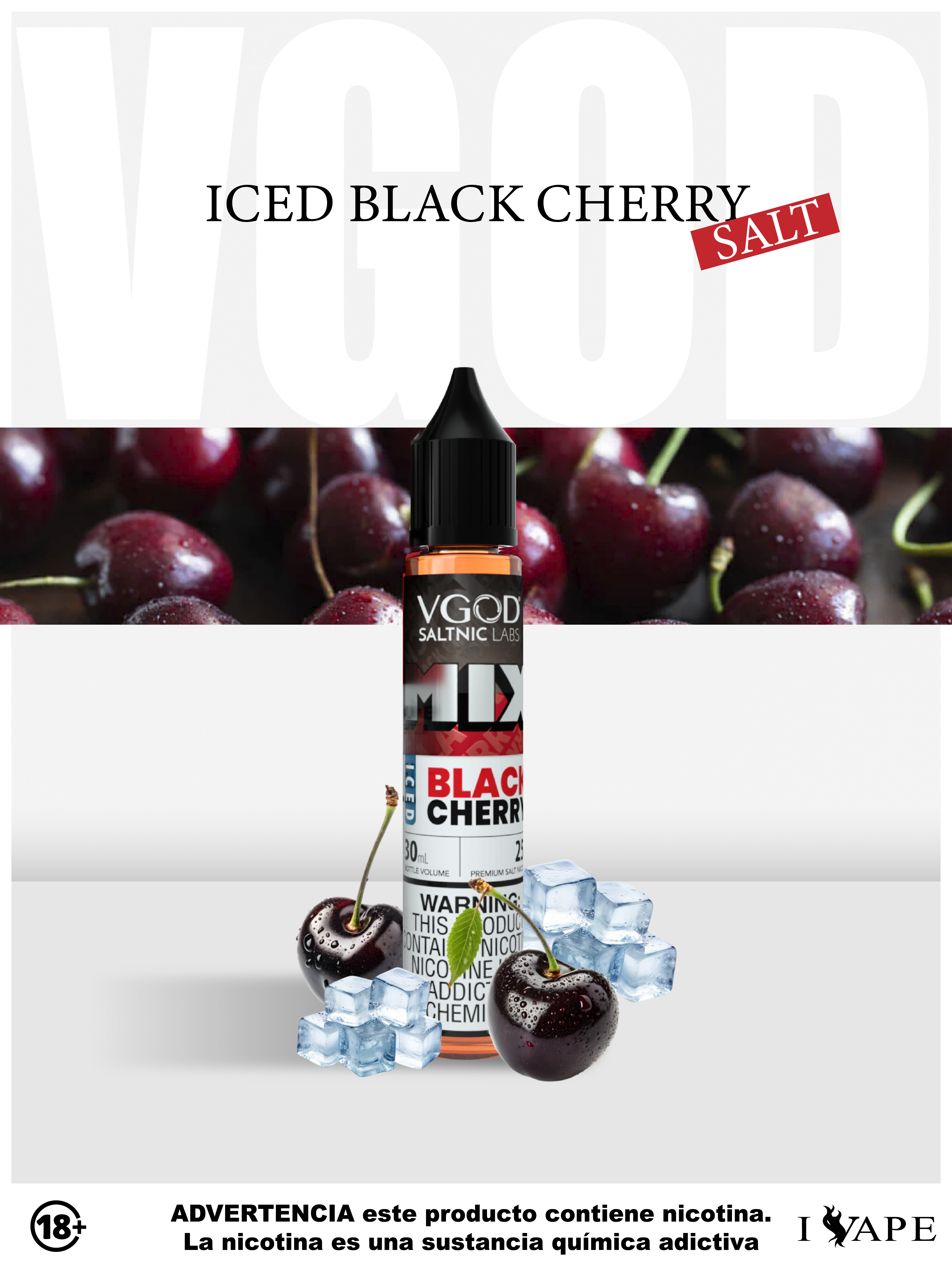 VGOD Black cherry arte Salt
