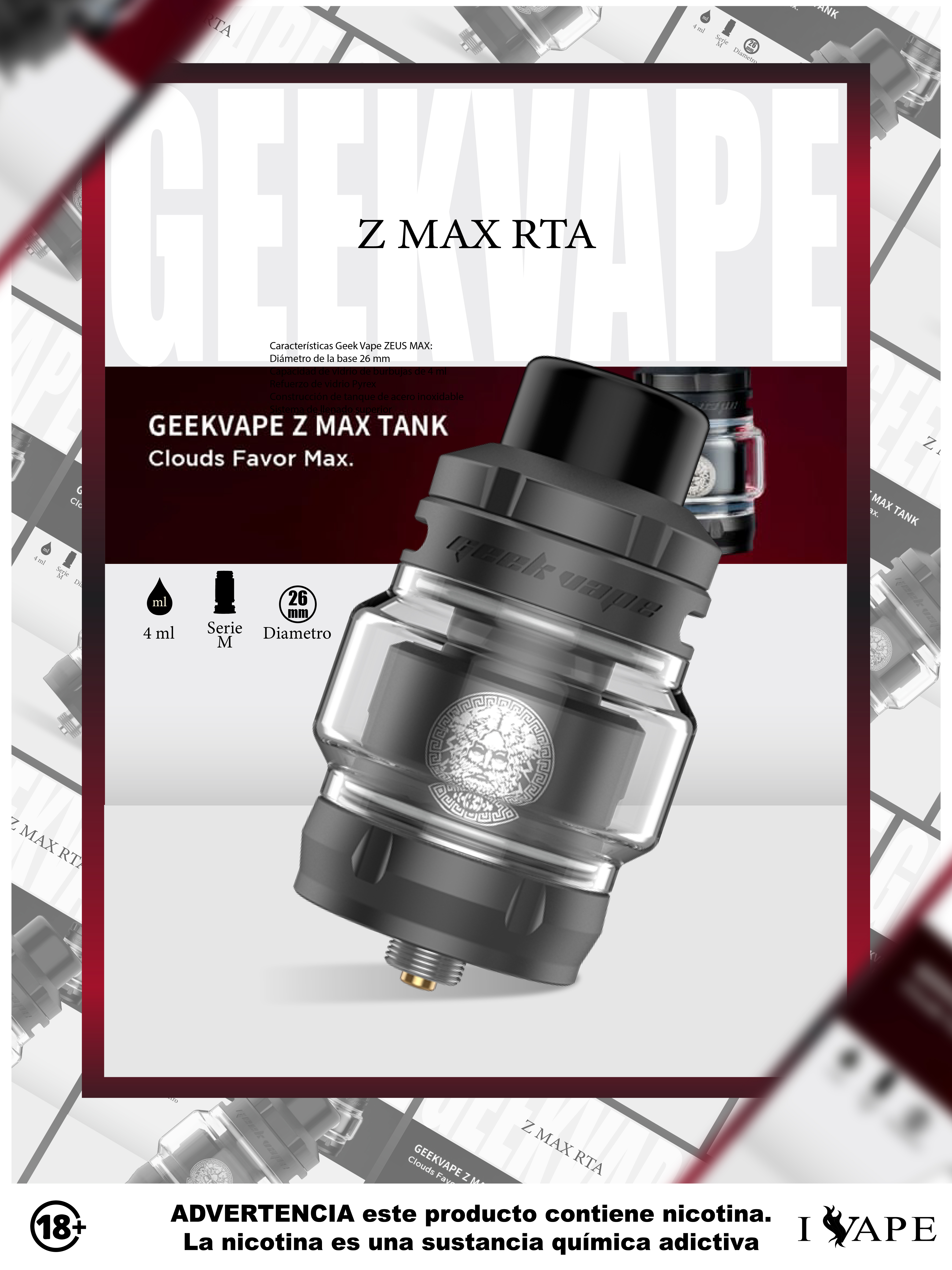Geekvape Z Max - gunmetal