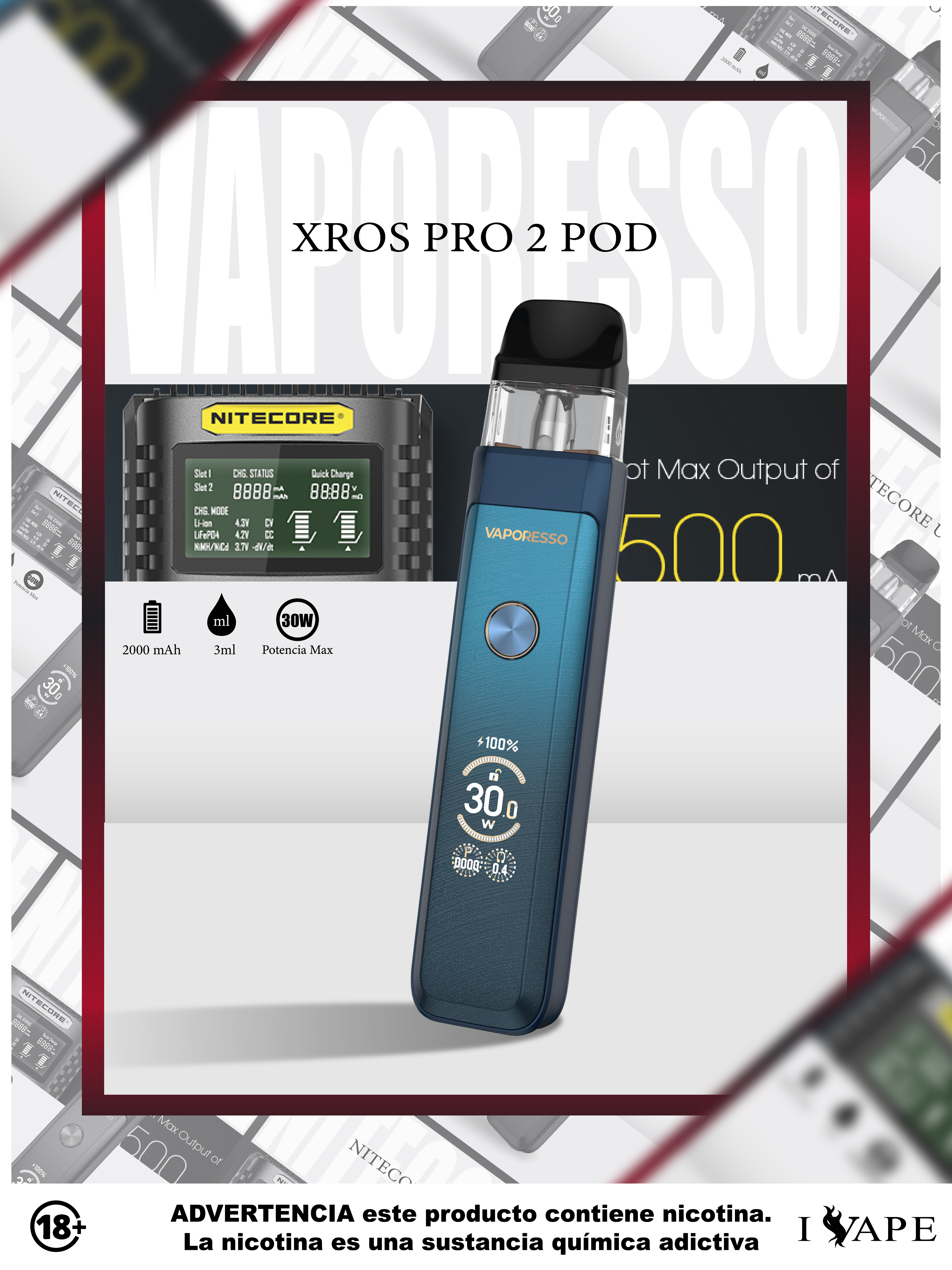 xros pro 2 storm blue