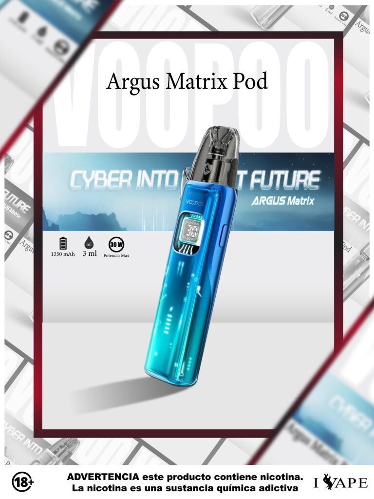 voopoo argus matrix pod Navy blue
