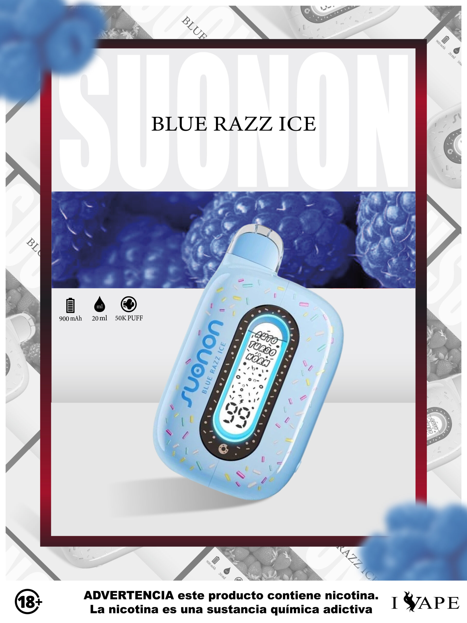 Suonon blueraz ice