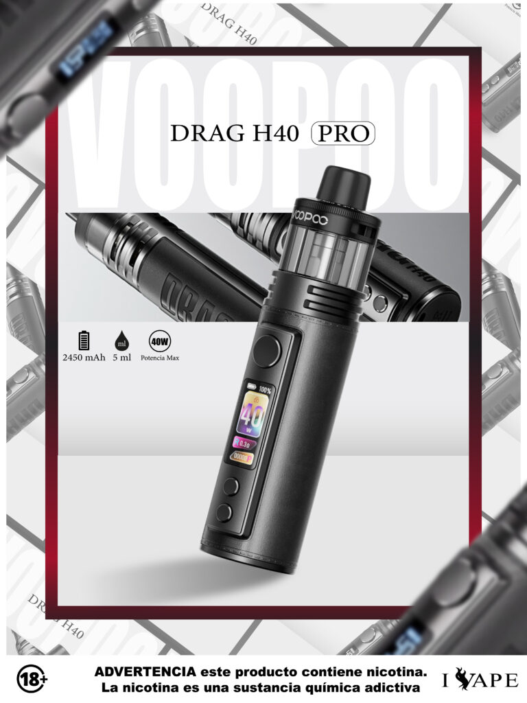 voopoo drag h40 spray black